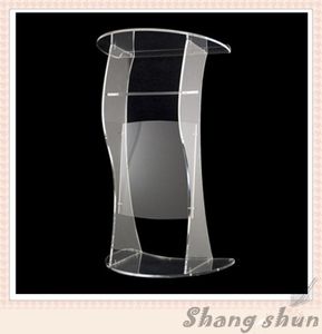 Modern Church Podium Acryl Podiums Lestaren en preekstoel Stands Acryl Stage Custom Perspex Church Podium1116910