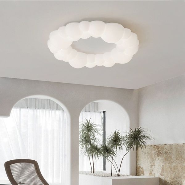 Nuage moderne pendentif abat-jour LED lustres de plafond salon salle à manger lampes suspendues chambres d'enfants lampes de chambre