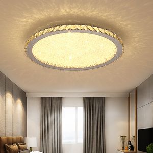  Luces de techo Lámparas de araña LED creativas modernas Lámpara redonda Contratada Decoración del comedor del hogar