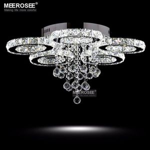 Moderne Kristallen Kroonluchters Licht Diamant LED Plafondlampen voor Eetkamer Woonkamer Ring Cirkel Lustres Lamparas de techo Home Indoo2870