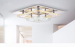 Crystal LED Plafonds Loulages Disponte de surface carrée Montage de plafond cristal Corridor Corridor Asile Light Chandelier CEI5813062