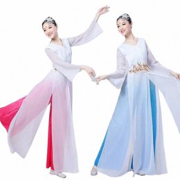 danza moderna adulta danza clásica femenina elegante hada nuevo estilo chino danza nacional desgaste E3g8 #
