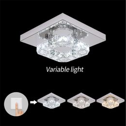 Modern Decor Star Led Ceiling Crystal Lamp Pendant Light Fixtures Chandelier Lighting Lamparas De Techo Luminaire Plafonnier