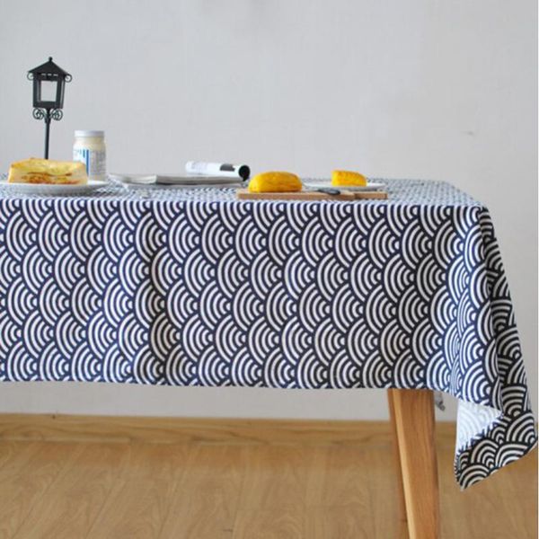Nappe de Table décorative moderne en coton, rectangulaire, pour la cuisine de la maison, pour fête, Banquet, couverture de Table à manger