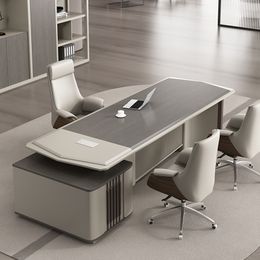 Modern Desktops Office Desk Executive Wooden Standing Keyboard Laptop Luxury Office Desk Meeting Mesa Escritorio Furniture