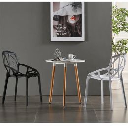 Moderne eettafel stoel stoel keuken huishoudelijke thuiskantoor bibliotheek meubels Noordse plastic vrijetijdsstoelen terras zitbank bank