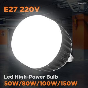 Bombilla Led E27 moderna de 220v, Bombilla Lampara, bombillas de alta potencia de 50W, 100W, 150W, iluminación para el hogar, lámpara de garaje Industrial