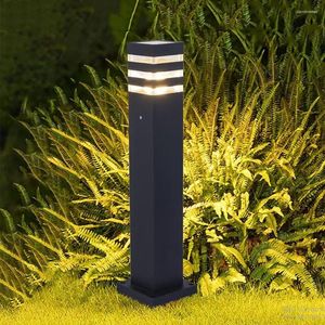 Moderne E27 LED Landschappen Lawn Lamp Outdoor Waterdichte IP54 Yard Pathway Pillar Light Villa Garden Grasland vloerlichten