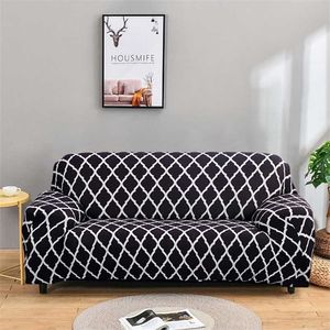 Moderne Elastische Sofa Covers voor Woonkamer Sectional Corner Slipcovers Couch Stoel Protector 1/2/3/4 SEATER 211116