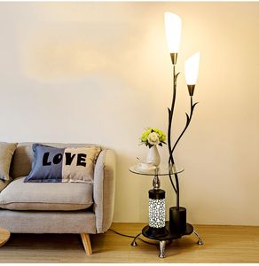 Lampadaire moderne nordique fleur LED lampes sur pied pour chambre salon étude bureau lumière éclairage intérieur décoration de la maison
