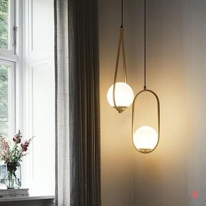 Moderne boule de verre pendentif lumières globe suspendus lumières salle à manger intérieur maison cuisine luminaires suspension lampe luminaires262n