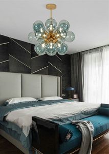 Moderne glazen bubble kroonluchter 85-265V woonkamer led hanglamp loft deco slaapkamer eetkamer ophanging lamp