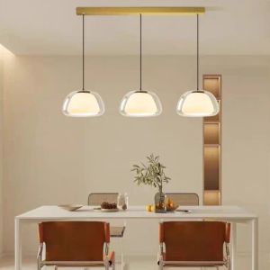Moderne hanglamp van glasglans voor woonkamer, eetkamer, slaapkamer, nachtkastje, hanglamp Jelly design plafondkroonluchter