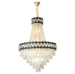 Modern Goud K9 Crystal Kroonluchter Verlichting Luxe Luster Woondecoratie LED Lamp Armatuur Plafonnier Dining Woonkamer