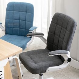 Chaise d'ordinateur de tissu de ménage moderne ménage de back office chaise concepteur rotary license étudiant étudiant étude de canapé pivotant chaises de bureau