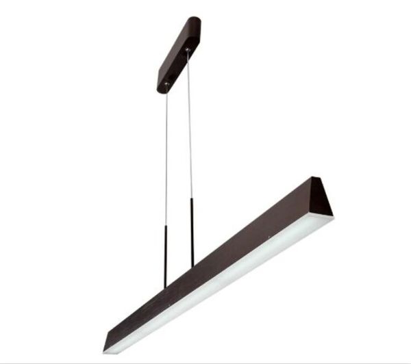 Luminaire de suspension simple créatif de suspension de barre de bureau industriel moderne LED pour le bureau de cuisine de salle à manger
