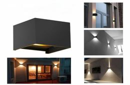 LETURE LED IP65 moderne Extérieur étanche extérieur en haut du cube