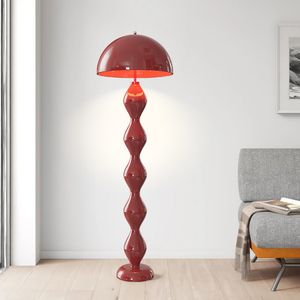 Lampadaire LED en fer moderne pour salon chambre à coucher, lampadaires noir/blanc/rouge/vert