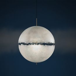 Moderne italie design pendentif LED lampe créative Salon décor Suspension Luminaire FRP fait suspendus lumières 110 V 220 V