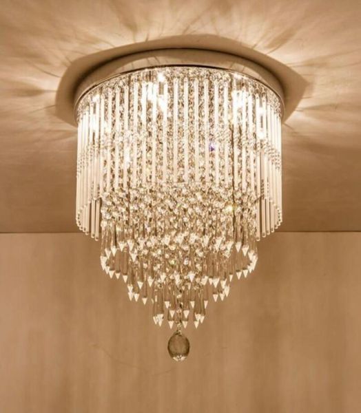 Moderne K9 cristal lustre éclairage encastré LED plafonnier luminaire suspension pour salle à manger salle de bain chambre Livingro6734497