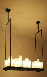 Moderne Kevin Reilly Altar hanger lamp afstandsbediening LED kaarsenkroonluiger licht innovatieve metaal retro suspensie verlichting fixtu1311726