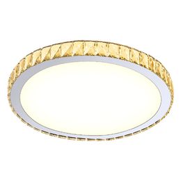 Moderne LED Slaapkamer Plafondlamp Woonkamer Crystal Light Ronde Witte Acryl Basis Parlor Keukenverlichting Verlichtingsarmaturen