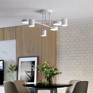 Modern LED -plafond Kroonluchter Lamp IJzerlamp voor interieur Home Decoratieve hangersverlichting van slaapkamer woonkamer eetkamer