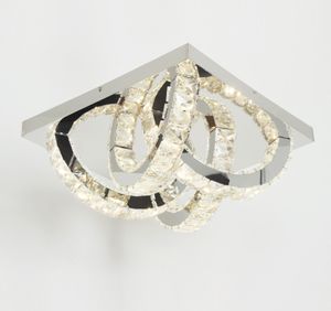 Moderne LED Plafondlamp K9 Crystal Personality Plafondlamp voor Aisle Study Dining Room Slaapkamer Woondecoratie