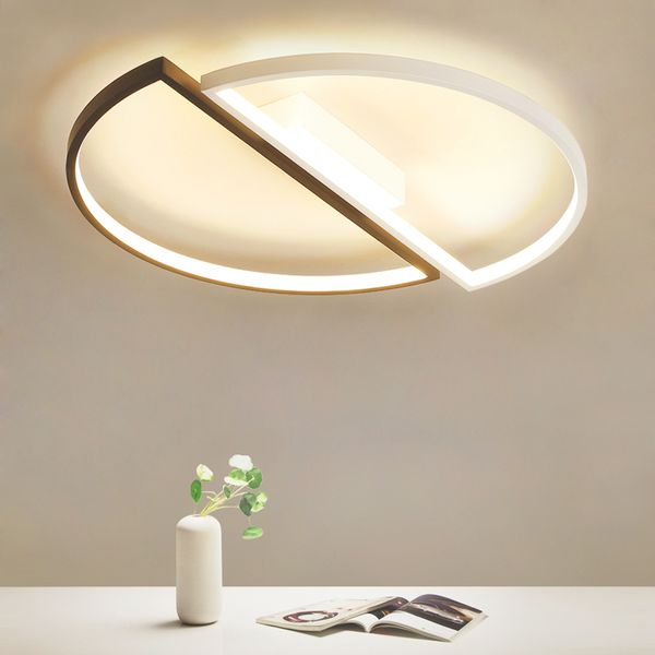 Moderne Led Plafonniers Dimmable Lampe En Aluminium pour Salon Encastré Éclairage Intérieur Chambre Cuisine Salle De Bains