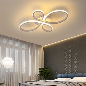 Plafond moderne à LEDs lumières Dimmable salon salle à manger chambre étude balcon corps en aluminium décoration de la maison plafonnier R86