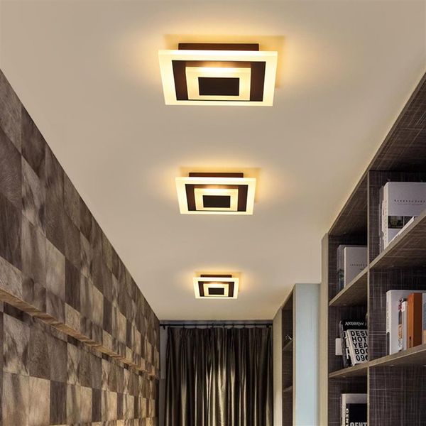 Luces de techo LED modernas para sala de estar, lámpara de techo para porche, estudio, cocina, balcón, pasillo, baño, iluminación LED de 254G