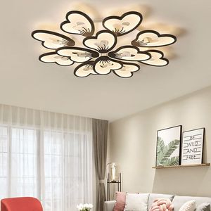 Moderne LED-kroonluchter app met afstandsbediening Acryl lamp voor woonkamer slaapkamer keuken thuis kroonluchter plafond myy