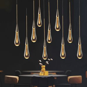 Moderne LED Lustre Lumière Salon Villa Éclairage Intérieur Décor Cristal Plafond Lustre Cuisine Loft Lampes Suspendues