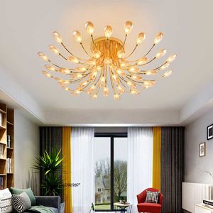 Moderne LED kroonluchters Designer Luxe kristallen plafond kroonluchter hanglamp voor slaapkamerverlichting woonkamer decor luminairs 0209