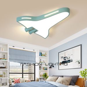 Moderne LED -kroonluchters lichtblauw roze witte lichten voor kinderen kamer slaapkamer kinderen baby jongens meisjes verlichting kroonluchter lamp