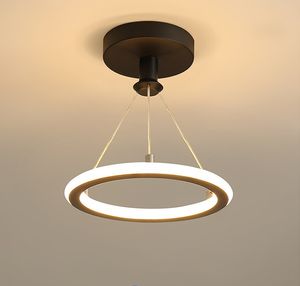 Moderne LED Kroonluchters lichten Lampen voor Woonkamer Slaapkamer Corridor Indoor Ring Lighting Plafond Mount Luminaire Luster