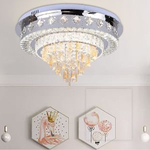 plafonnier cristal simple, lustre en cristal moderne conduit lampes suspendues de chambre à coucher lampes suspendues salle exquise éclairage de gros