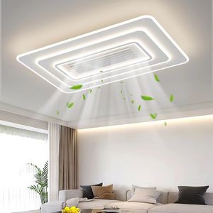 Lampe à LED moderne avec ventilateur de plafond sans lames ventilateur de plafond de chambre à coucher pour enfants avec ventilateurs de plafond à distance avec luminaire