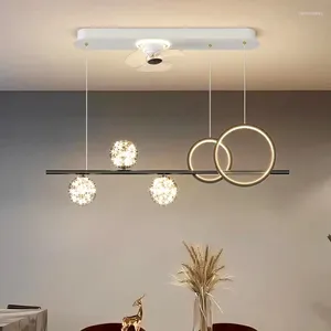 Moderne led-lamp met plafondventilator zonder bladen kinderkamer afstandsbediening ventilatoren lichtarmatuur