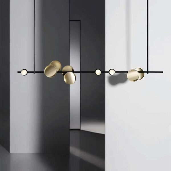 LED moderne Light Luster Suspension Nordic Lamp Kitchen Fixtures Lightroom Boucs suspendus Salon