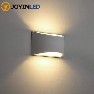 Moderne LED -verlichtingswand SCONCES Lichtarmaturen Lampen op en neer binnen gips voor woonkamer slaapkamer gang