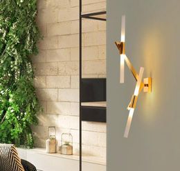 Appliques de salon LED moderne Assiettes Lument Loft Loft Lumiation Mur Bounty Home Deco Aisle Mur Wall Lamp 9629149