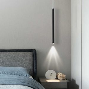 Moderne LED hanglampen Zwart voor eetkamer slaapkamer slaapkamer nachtkastje indoor creatieve ontwerpverlichting home appliance verlichting aa2304077