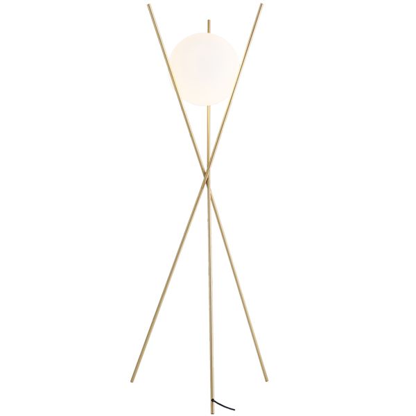 Moderne LED Trépied Debout Lampadaire En Verre Abat-Jour Pour Chambre Salon Bureau Personnel Loft Chambre Intérieur Art Design Décoration Lumière