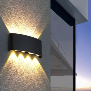 Applique murale moderne à LED 2W 4W 6W appliques luminaire d'escalier intérieur chevet Loft salon haut vers le bas maison couloir Lampada