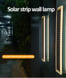 Luz de pared LED moderna 20cm 60cm 100cm Lámparas de ahorro de energía para sala de estar Lámpara de pared larga Aplique de decoración al aire libre