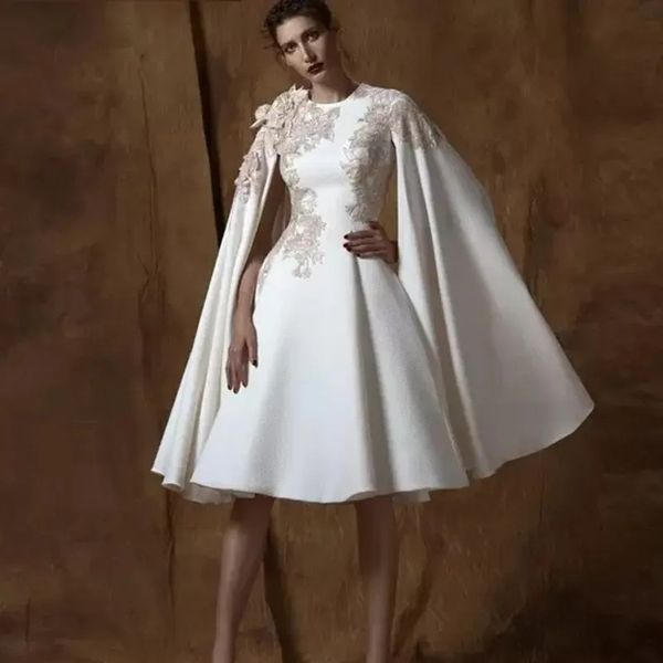 Robes de mariée courtes blanches modernes