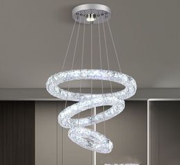 Moderne luxe kristallen kroonluchter woonkamer eetkamer decor plafondlamp indoor verlichting led hanger armaturen glans