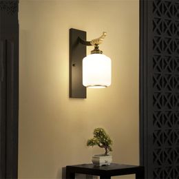 Moderne De Luxe En Verre Mur Lampes Salon Fond Décoration Lampe Chambre Couloir Vestiaire Escalier Lumières Luminaire