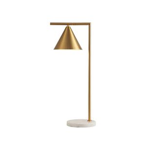 Moderne luxe metalen tafellampen Noordelijke marmeren basis bureaulamp 25 cm breedte 63 cm Hoogte voor hotel huis